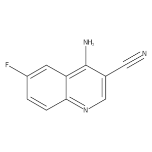 N#Cc1cnc2ccc(F)cc2c1N结构式