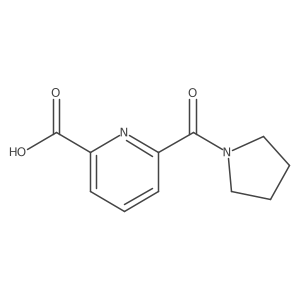 6-(Pyrrolidine-1-carbonyl)pyridine-2-carboxylic acid Structure