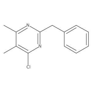 2-Benzyl-4-chloro-5,6-dimethylpyrimidine Structure