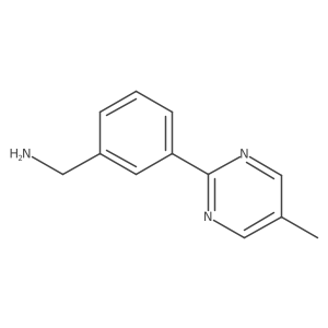 [3-(5-Methylpyrimidin-2-yl)phenyl]methanamine结构式