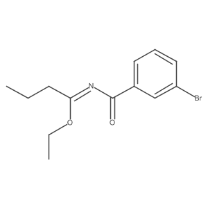 ethyl N-(3-bromobenzoyl)butyrimidate结构式