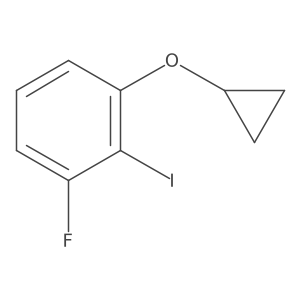 1-Cyclopropoxy-3-fluoro-2-iodobenzene Structure