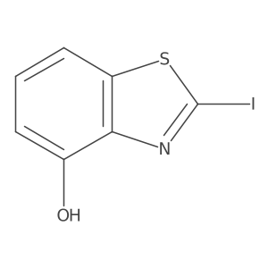 2-Iodobenzo[d]thiazol-4-ol结构式