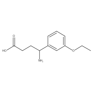 4-Amino-4-(3-ethoxyphenyl)butanoic acid结构式