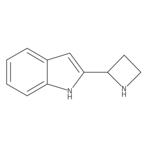 2-(azetidin-2-yl)-1H-indole结构式
