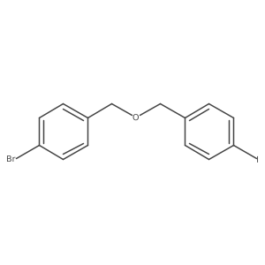 1-Bromo-4-[(4-iodobenzyloxy)methyl]benzene结构式