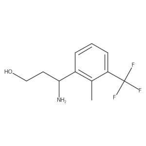 (3R)-3-amino-3-[2-methyl-3-(trifluoromethyl)phenyl]propan-1-ol Structure