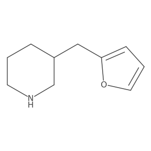 3-(2-Furylmethyl)piperidine结构式