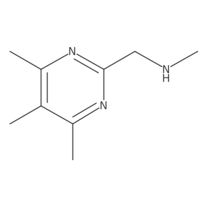 Methyl[(trimethylpyrimidin-2-YL)methyl]amine结构式