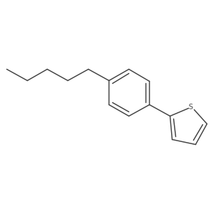 2-(4-Pentylphenyl)thiophene Structure