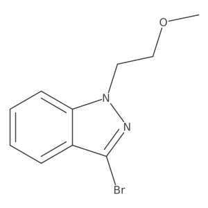 3-Bromo-1-(2-methoxyethyl)-1H-indazole Structure