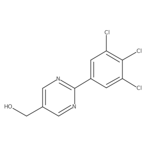 2-(3,4,5-Trichlorophenyl)pyrimidine-5-methanol结构式