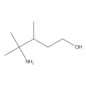 1-Pentanol, 4-amino-3,4-dimethyl-结构式