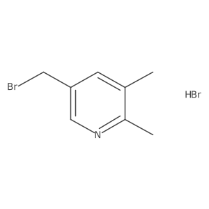 5-(Bromomethyl)-2,3-dimethylpyridine hydrobromide结构式