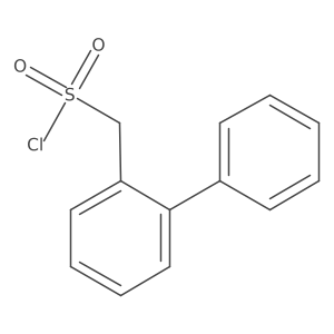 (2-Phenylphenyl)methanesulfonyl chloride Structure