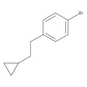 1-Bromo-4-(2-cyclopropylethyl)benzene结构式