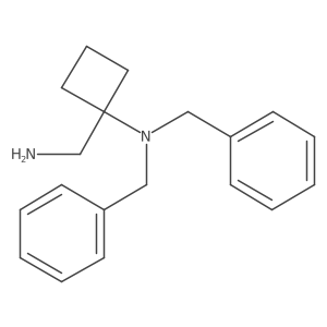 1-(aminomethyl)-N,N-dibenzylcyclobutan-1-amine结构式