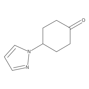 4-(1H-Pyrazol-1-yl)cyclohexan-1-one Structure