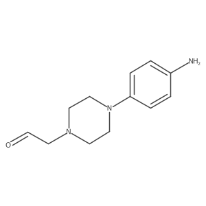 4-(4-Aminophenyl)-1-piperazineacetaldehyde结构式