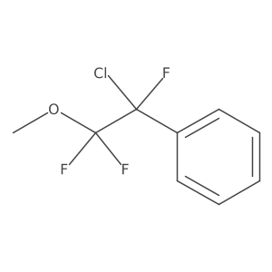 (1-Chloro-1,2,2-trifluoro-2-methoxyethyl)benzene结构式