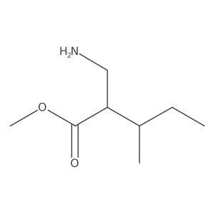 Methyl 2-(aminomethyl)-3-methylpentanoate Structure