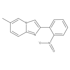 6-Methyl-2-(2-nitrophenyl)imidazo[1,2-a]pyridine结构式