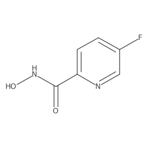 5-Fluoro-N-hydroxypyridine-2-carboxamide结构式