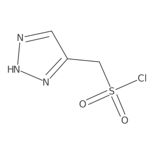 (1H-1,2,3-Triazol-5-yl)methanesulfonyl chloride结构式