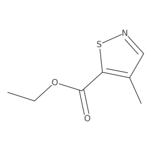 Ethyl 4-methyl-5-isothiazolecarboxylate Structure