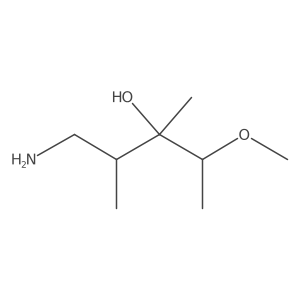1-Amino-4-methoxy-2,3-dimethylpentan-3-ol Structure