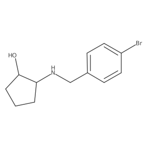 (1S,2S)-2-{[(4-bromophenyl)methyl]amino}cyclopentan-1-ol Structure
