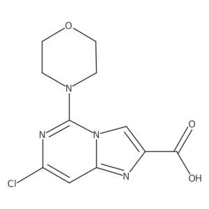 7-Chloro-5-morpholinoimidazo[1,2-c]pyrimidine-2-carboxylic acid结构式