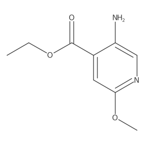 Ethyl 5-amino-2-methoxypyridine-4-carboxylate Structure