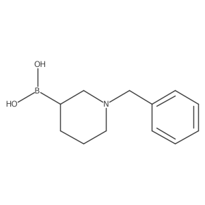 1-Benzyl-piperidine-3-boronic acid结构式