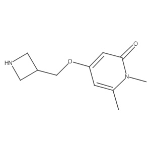 4-[(Azetidin-3-yl)methoxy]-1,6-dimethyl-1,2-dihydropyridin-2-one Structure