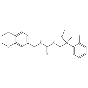 1-(3,4-Dimethoxybenzyl)-3-(2-(2-fluorophenyl)-2-methoxypropyl)urea结构式