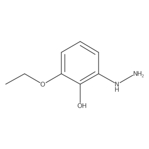 2-Ethoxy-6-hydrazinylphenol结构式
