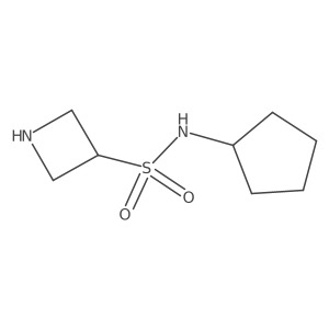 N-cyclopentylazetidine-3-sulfonamide Structure