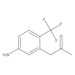 1-(5-Amino-2-(trifluoromethyl)phenyl)propan-2-one结构式
