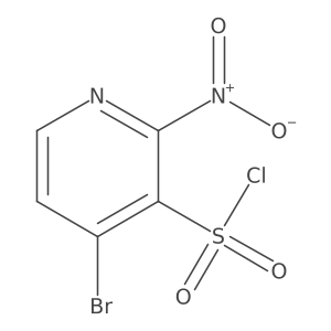 4-Bromo-2-nitropyridine-3-sulfonyl chloride Structure