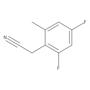 2,4-Difluoro-6-methylphenylacetonitrile Structure