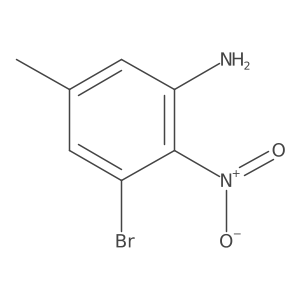 3-Bromo-5-methyl-2-nitroaniline结构式