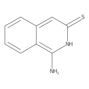 1-Amino-3-mercaptoisoquinoline结构式