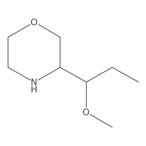3-(1-Methoxypropyl)morpholine结构式
