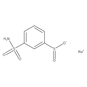 Sodium 3-sulfamoylbenzene-1-sulfinate结构式
