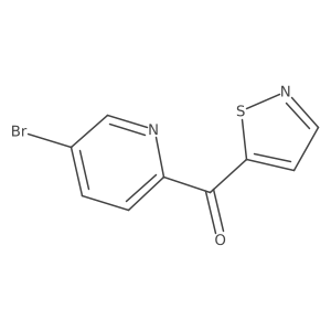 Methanone, (5-bromo-2-pyridinyl)-5-isothiazolyl-结构式