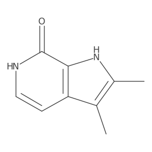 2,3-Dimethyl-1H-pyrrolo[2,3-c]pyridin-7(6H)-one结构式
