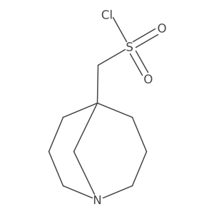 {1-Azabicyclo[3.3.1]nonan-5-yl}methanesulfonyl chloride结构式