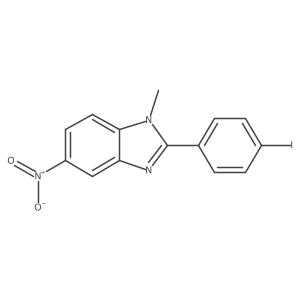 2-(4-Iodophenyl)-1-methyl-5-nitro-1H-benzo[d]imidazole Structure