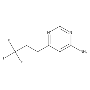 6-(3,3,3-Trifluoropropyl)pyrimidin-4-amine结构式